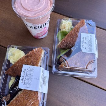 Erewhon - Sushi Sandwich and Strawberry Glaze Smoothie - Grocery Near Me - Los Angeles, California Erewhon - Sushi Sandwich and Strawberry Glaze Smoothie - Grocery Near Me - Los Angeles, California