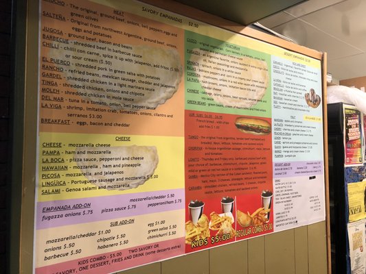 Menu photo 4 Tango's Subs and Empanadas Boise, ID
