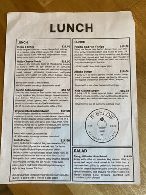 Menu photo 7 -14 Below Ice Cream Company & Cafe Sequim, WA Menu photo 7 -14 Below Ice Cream Company & Cafe Sequim, WA