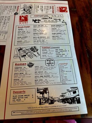 Menu photo 1 Wabi House Keller, TX