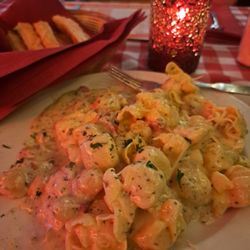 Bosco's Italian Restaurante - The Pear Pasta with bacon added. So good!!