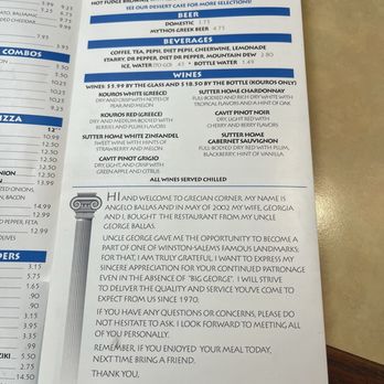 Grecian Corner - Greek Near Me - Winston Salem, North Carolina
