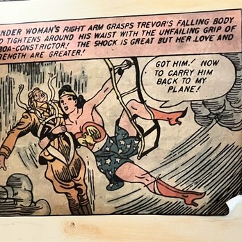 HangOverEasy - Wonder Woman wall! - Breakfast & Brunch Near Me - Columbus, Ohio HangOverEasy - Wonder Woman wall! - Breakfast & Brunch Near Me - Columbus, Ohio