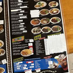 Mya's Tex Mex Cafe - Menu