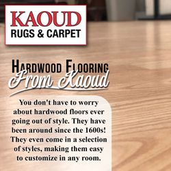 Kaoud Rugs - Hardwood Floor sales and Installation from Kaoud Rugs!