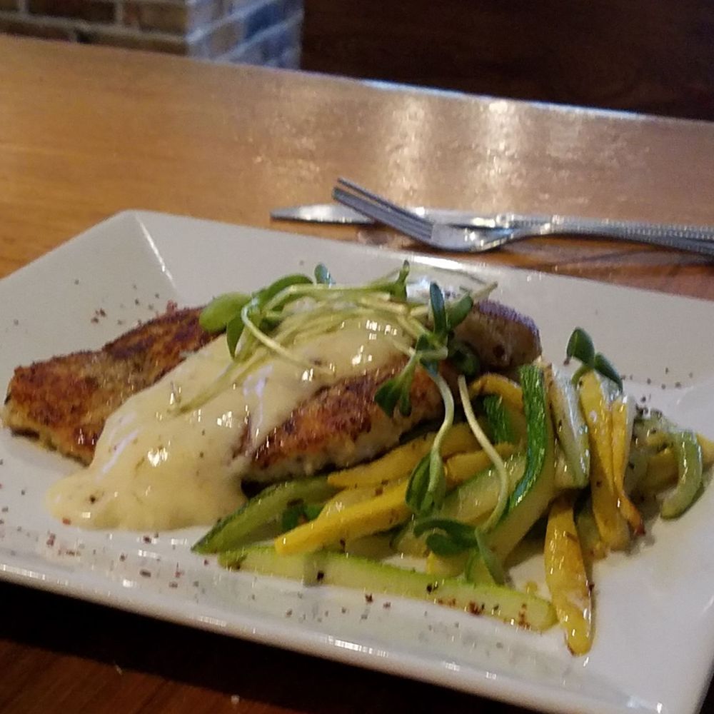 Beach Camp Brewing - Parmesan Crusted Grouper outstanding! - Brewpubs Near Me - Santa Rosa Beach, Florida