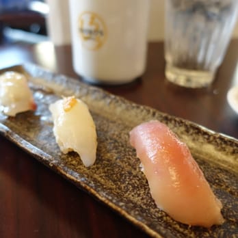 Shiro's - 1st course of omakase - hamachi, yellowtail - Sushi Bars Near Me - Seattle, Washington