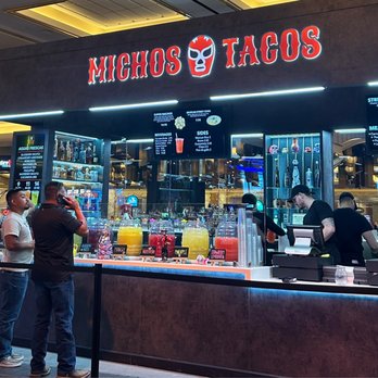 Michos Tacos - customers at the counter - Mexican Near Me - Las Vegas, Nevada