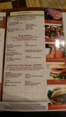 Menu photo 7 Augusta's Sports Grill Cullman, AL Menu photo 7 Augusta's Sports Grill Cullman, AL