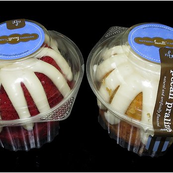 Nothing Bundt Cakes - Our cakes.  Red Velvet & Pecan Praline - Bakeries Near Me - Webster, Texas