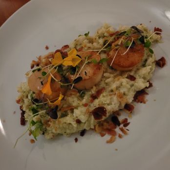 456 Fish - Scallops and lump crab risotto - Seafood Near Me - Norfolk, Virginia