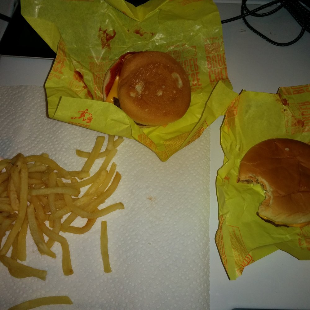 McDonalds - Look at the preparation that goes into a cheeseburger. A mess everywhere. - Fast Food Near Me - Hammond, Indiana