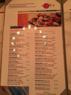 Menu photo 2 Samba Steak & Sushi Framingham, MA