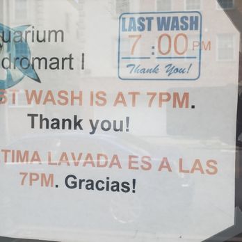 Aquarium Laundromat 1 - Last wash at 7PM - Laundromat Near Me - Elizabeth, New Jersey Aquarium Laundromat 1 - Last wash at 7PM - Laundromat Near Me - Elizabeth, New Jersey