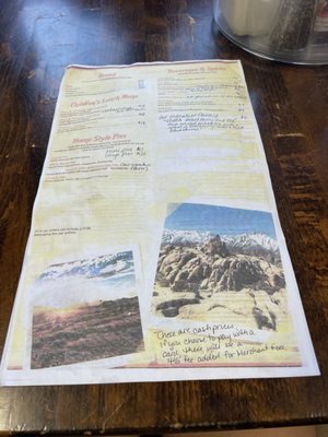 Menu photo 2 Alabama Hills Cafe & Bakery Lone Pine, CA Menu photo 2 Alabama Hills Cafe & Bakery Lone Pine, CA