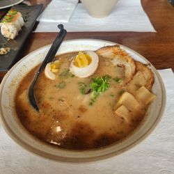 Spicy Miso, Black Garlic Ramen, Bonzai Roll