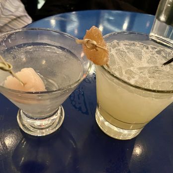 Souvlaki GR Midtown - Lychee Martini (left) and Ginger Me (right) - Greek Near Me - New York, New York Souvlaki GR Midtown - Lychee Martini (left) and Ginger Me (right) - Greek Near Me - New York, New York