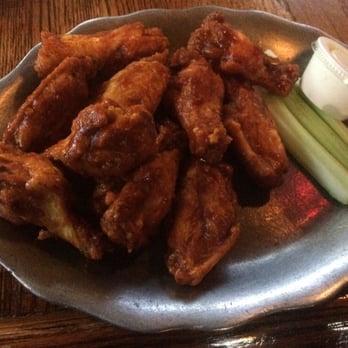 Hattricks - IRA and BBQ mixed wet wings..seriously the best in town. Get these!!!!! - American Near Me - Tampa, Florida