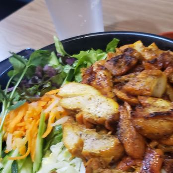 King Pho Vietnamese Cuisine - BBQ Chicken Vermicelli Bowl lite on the noodles and more veggies - Vietnamese Near Me - Manteca, California