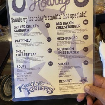 Krazy Kooters - Special - Burgers Near Me - San Clemente, California