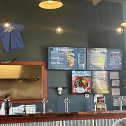 Inside restaurant