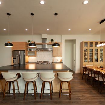 Jarrell Signature - White oak Scandinavian inspired kitchen - General Contractors Near Me - Paradise, Texas