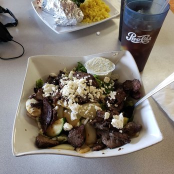 Churrasco Grill - Lamb salad - Mediterranean Near Me - Fresno, California Churrasco Grill - Lamb salad - Mediterranean Near Me - Fresno, California