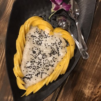 Sip Saam Thai - The Mango Sticky Rice dessert - Thai Near Me - Austin, Texas Sip Saam Thai - The Mango Sticky Rice dessert - Thai Near Me - Austin, Texas