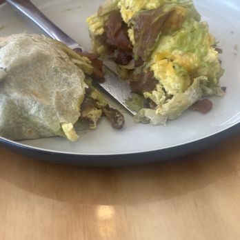 Toast Kitchen & Bakery - The breakfast burrito with avocado. This place is delicious and lovely. - Breakfast & Brunch Near Me - Tustin, California