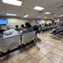 Social Security - Social Security office waiting area.  Be prepared for a looong wait!