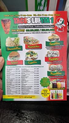 Menu photo 3 Tacos Lupita Brooklyn, NY Menu photo 3 Tacos Lupita Brooklyn, NY