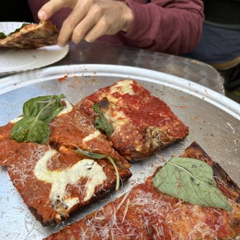 MAMA'S TOO! - Vodka slice (left), upside down slice (top), house slice (bottom/right) - Pizza Near Me - New York, New York MAMA'S TOO! - Vodka slice (left), upside down slice (top), house slice (bottom/right) - Pizza Near Me - New York, New York
