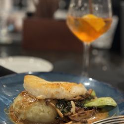 Pine & Oak Tavern - Pan Roasted Seabass
