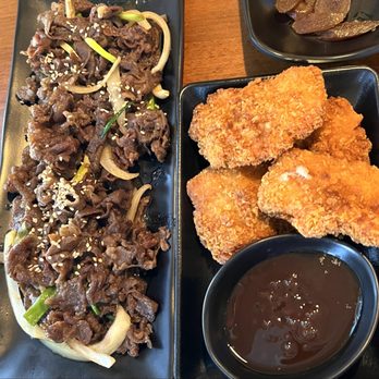 JibBop - Bulgogi Dish on the left, Daepae Katsu on the right. - Korean Near Me - Clarksville, Tennessee JibBop - Bulgogi Dish on the left, Daepae Katsu on the right. - Korean Near Me - Clarksville, Tennessee