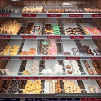 Honey Dew Donuts - a variety of donuts in a display case - Coffee & Tea Near Me - Tyngsborough, Massachusetts Honey Dew Donuts - a variety of donuts in a display case - Coffee & Tea Near Me - Tyngsborough, Massachusetts
