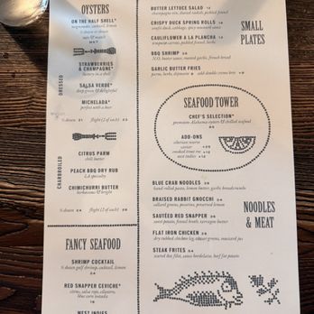 Follies Oyster & Cocktail - The first menu! - Seafood Near Me - Mobile, Alabama Follies Oyster & Cocktail - The first menu! - Seafood Near Me - Mobile, Alabama