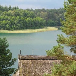 Restaurant Van der Valk - Blick von der Terrasse der Jagdresidenz auf den Drewitzer See