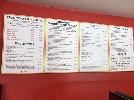 Menu photo 4 The Burrito Shop Oakland, CA