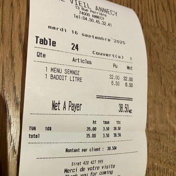 Le Vieil Annecy - Check out - Restaurants Near Me - Annecy, 74