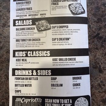 Capriotti's Sandwich Shop - Take out menu - Cheesesteaks Near Me - Kapolei, Hawaii Capriotti's Sandwich Shop - Take out menu - Cheesesteaks Near Me - Kapolei, Hawaii