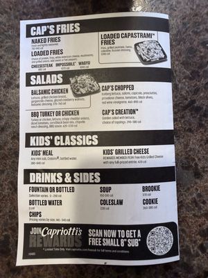 Menu photo 6 Capriotti's Sandwich Shop Kapolei, HI Menu photo 6 Capriotti's Sandwich Shop Kapolei, HI