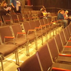 Haddonfield Plays and Players - Seats are staggered with pretty sizeable legroom