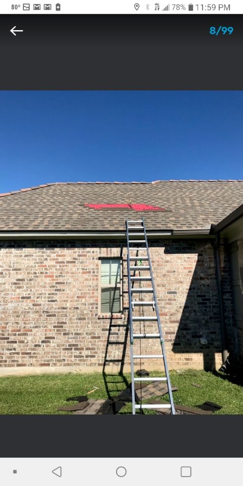 Slide of Cajun Roofing