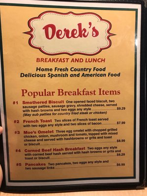Menu photo 4 Derek's Cafe Marietta, GA Menu photo 4 Derek's Cafe Marietta, GA