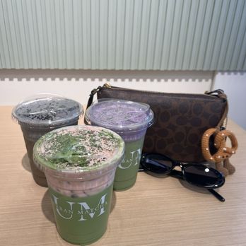 Urban Matcha - Matcha Latte (Strawberry Cheese Cap), Matcha Latte (Ube Cheese Cap), Hojicha Latte (Black Sesame Cheese Cap) - Desserts Near Me - Castro Valley, California Urban Matcha - Matcha Latte (Strawberry Cheese Cap), Matcha Latte (Ube Cheese Cap), Hojicha Latte (Black Sesame Cheese Cap) - Desserts Near Me - Castro Valley, California