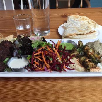 1000 Figs - Falafel platter with a side of baba and sprouts! - Falafel Near Me - New Orleans, Louisiana