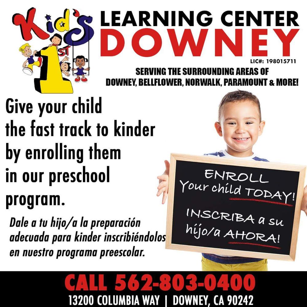 Kids 1st Learning Center - childcare center in Downey, CA