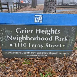 Entrance to Grier Heights Park, Charlotte