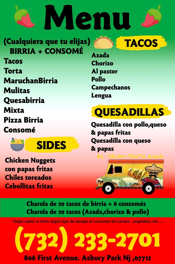 El Tacon Tento Truck Logo