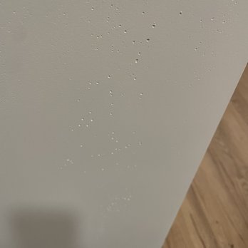 Green State Pro - Shoddy paint job over a work area. - General Contractors Near Me